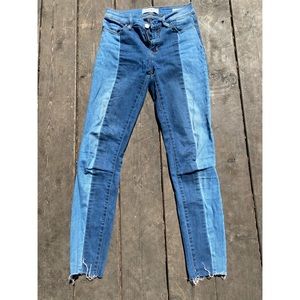 Split Color PACSUN High-rise Jeggings (Size 23)